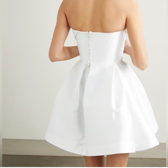 Alex Perry Elyse Silk Draped Mini Dress - Picture 3 of 4